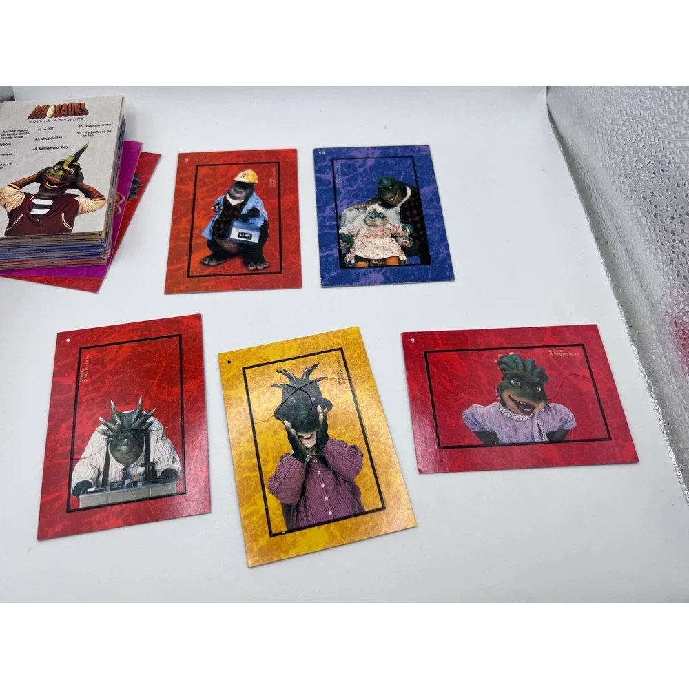 Dinosaurs 1992 Pro Set Trading Cards Incomplete Set 61 Cards 1990s Kids TV Shows